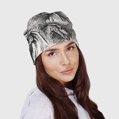 Шапка Черепа лошадей / 3D-принт – фото 2