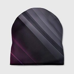 Шапка Color black grey