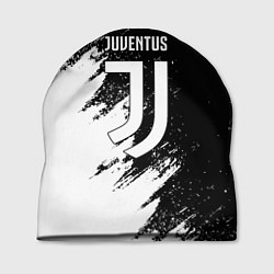 Шапка Juventus черно белые краски