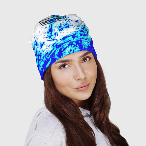 Шапка Daysgone голубые краски / 3D-принт – фото 2