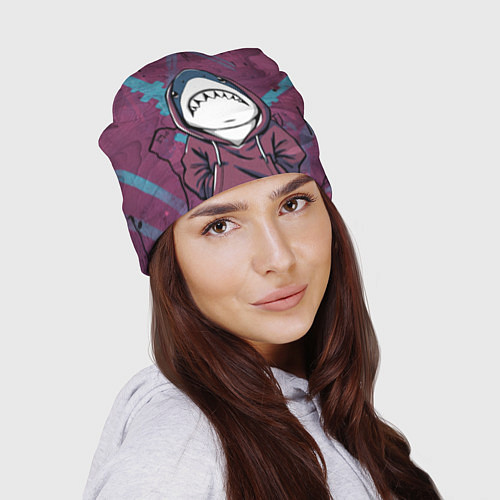 Шапка Акула в капюшоне / 3D-принт – фото 2
