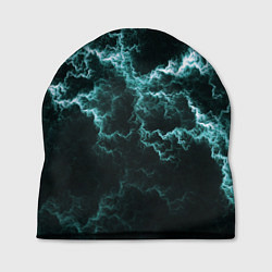 Шапка Lightning light blue line