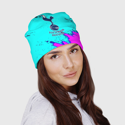 Шапка Тоттенхэм неоновые краски / 3D-принт – фото 2