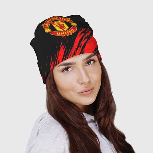 Шапка Манчестер юнайтед краски текстура / 3D-принт – фото 2