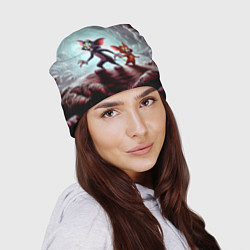 Шапка Том и Джерри в пещере ужасов - хэллоуин, цвет: 3D-принт — фото 2