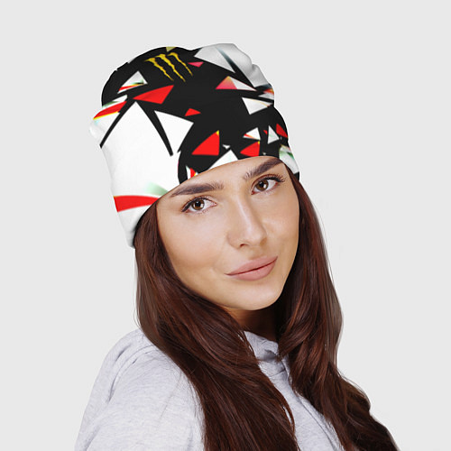 Шапка Monster energy геометрия / 3D-принт – фото 2