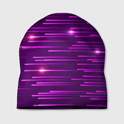 Шапка Цветные светящиеся полосы, цвет: 3D-принт