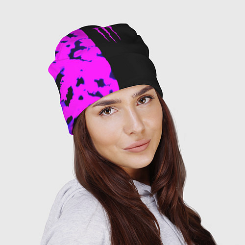 Шапка Monster energy neon camo / 3D-принт – фото 2