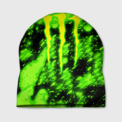 Шапка Monster energy кислотное лого, цвет: 3D-принт