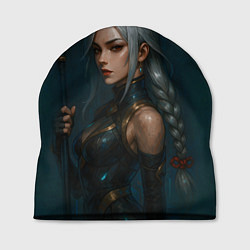 Шапка Девушка с копьем китайский стиль, цвет: 3D-принт