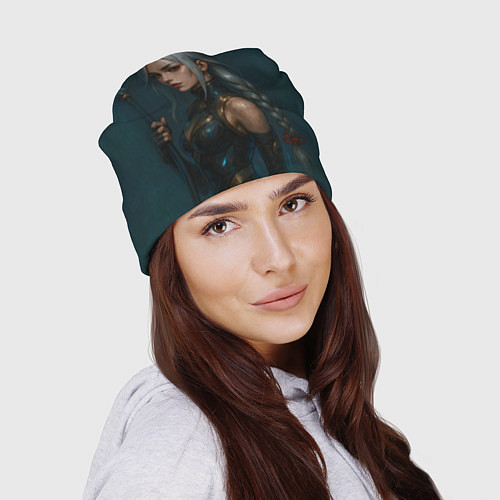 Шапка Девушка с копьем китайский стиль / 3D-принт – фото 2