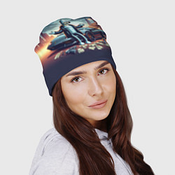 Шапка Бендер рядом с Ламбо и рассыпанным баблом, цвет: 3D-принт — фото 2