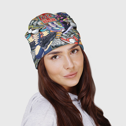 Шапка Я люблю спорт / 3D-принт – фото 2