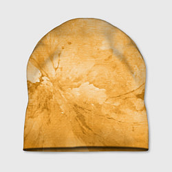 Шапка Абстракция - bright yellow, цвет: 3D-принт