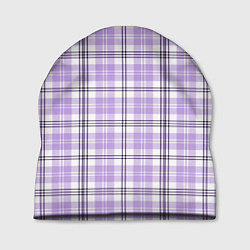 Шапка Checkered light purple, цвет: 3D-принт