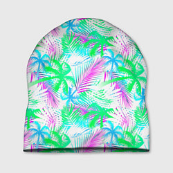 Шапка Palm green light blue