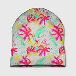 Шапка Palm yellow pink