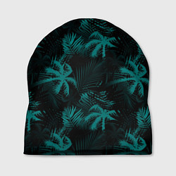 Шапка Palm light blue dark, цвет: 3D-принт