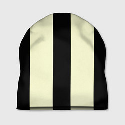Шапка Color black beige line, цвет: 3D-принт