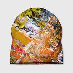Шапка Живая Абстракция: Поток Цветов и Форм в Постоянном, цвет: 3D-принт