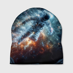 Шапка Космонавт парит в космосе среди звезд, цвет: 3D-принт