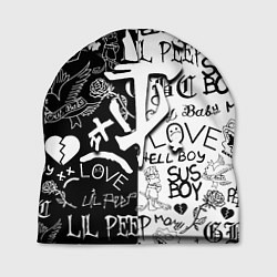 Шапка Doom x liil peep pattern black, цвет: 3D-принт