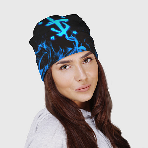 Шапка Дум огонь лого / 3D-принт – фото 2