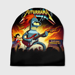 Шапка Bender is a hard rock guitarist - Futurama, цвет: 3D-принт
