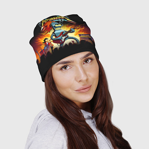 Шапка Bender is a hard rock guitarist - Futurama / 3D-принт – фото 2