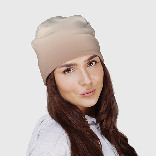 Шапка Градиент песочный / 3D-принт – фото 2