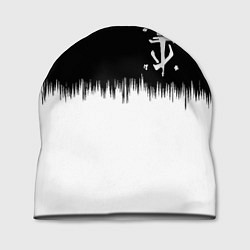 Шапка Doom краски черно белый, цвет: 3D-принт