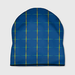 Шапка Color blue yellow cross