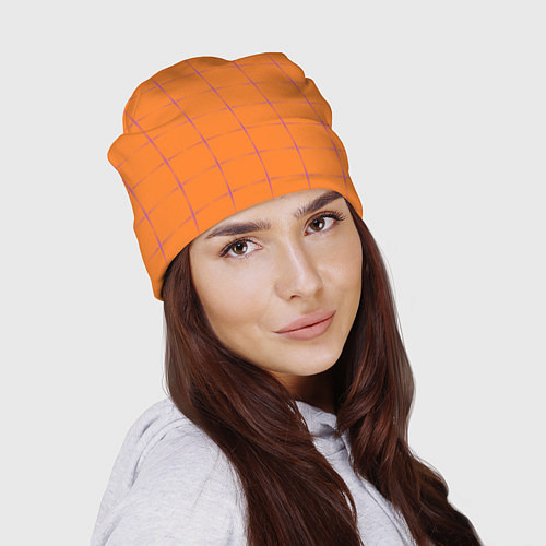 Шапка Color orange stripe / 3D-принт – фото 2