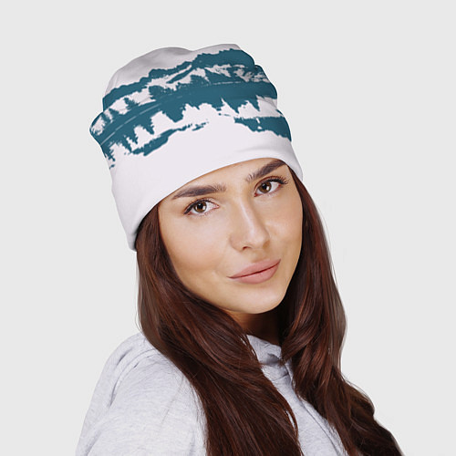 Шапка Лес и озеро / 3D-принт – фото 2