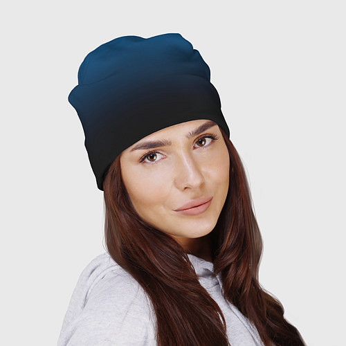 Шапка Blue gradient / 3D-принт – фото 2