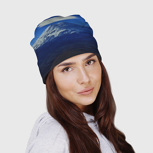 Шапка Эльбрус с облаками / 3D-принт – фото 2