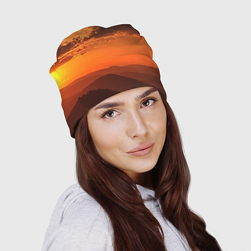 Шапка Закат на перевале актопрак / 3D-принт – фото 2