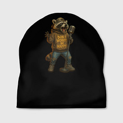 Шапка Don t worry Be happy, цвет: 3D-принт