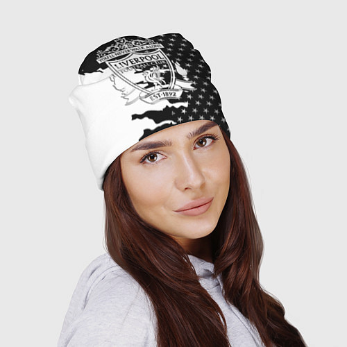 Шапка Liverpool текстура спорт / 3D-принт – фото 2
