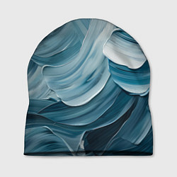 Шапка Синяя краска импасто, цвет: 3D-принт