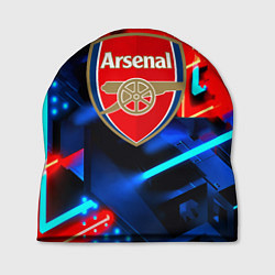 Шапка Arsenal неоновая геометрия, цвет: 3D-принт