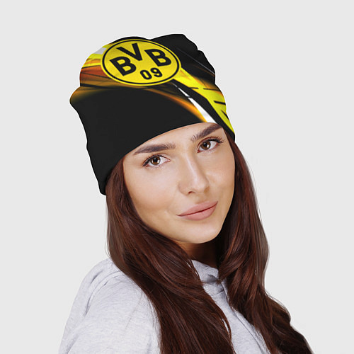Шапка Borussia спортивная геометрия / 3D-принт – фото 2