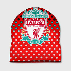 Шапка Liverpool точки текстура спорт, цвет: 3D-принт