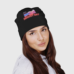 Шапка Всероссийский день хоккея, цвет: 3D-принт — фото 2
