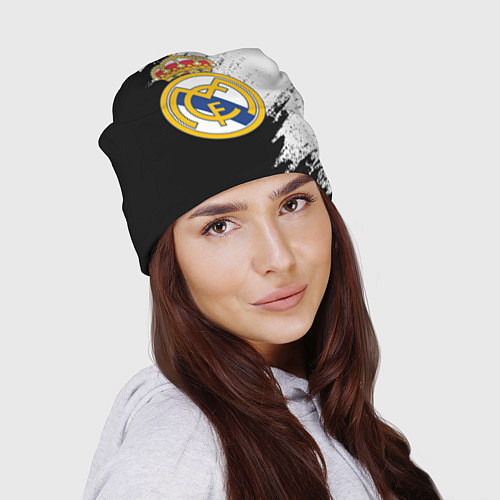 Шапка Real Madrid текстура штрихи / 3D-принт – фото 2