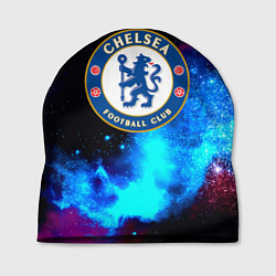 Шапка Челси неоновый космос, цвет: 3D-принт