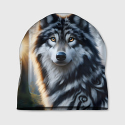 Шапка Морда волка - Россия, цвет: 3D-принт