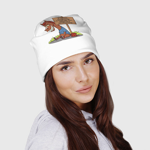 Шапка Конь уставший / 3D-принт – фото 2