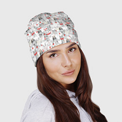 Шапка Новогодние котики, цвет: 3D-принт — фото 2