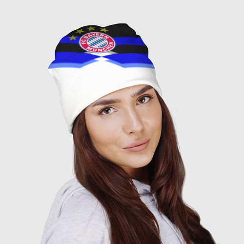Шапка Бавария Мюнхен полосы спорт / 3D-принт – фото 2
